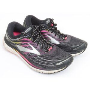 Brooks Glycerin 15 Women's Size 9.5 B Running Shoes Black/Pink Athletic Workout